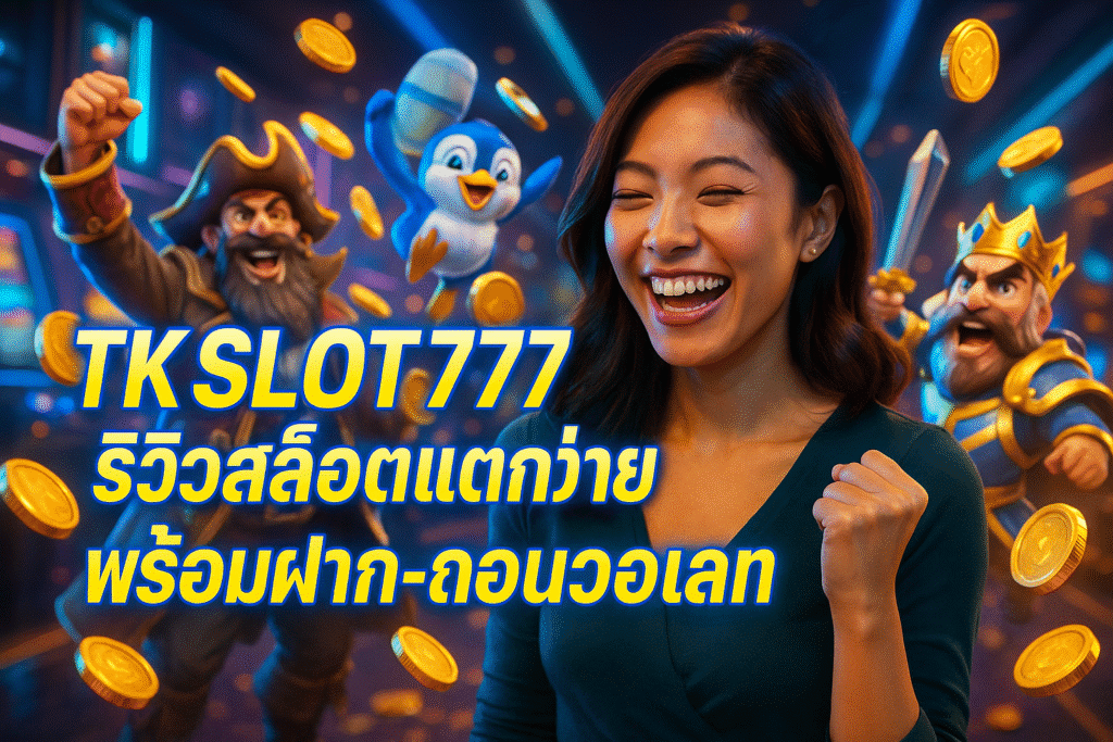 TKSLOT777 รีวิวสล็อตแตกง่าย พร้อมฝาก-ถอนวอเลท