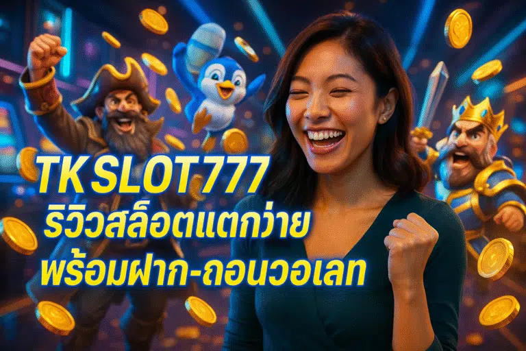 TKSLOT777 รีวิวสล็อตแตกง่าย พร้อมฝาก-ถอนวอเลท
