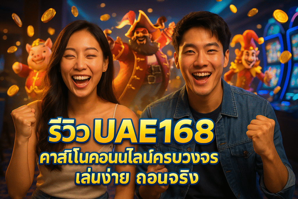 รีวิว UAE168 คาสิโนออนไลน์ครบวงจร เล่นง่าย ถอนจริง